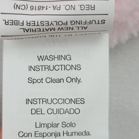 Little Beginnings Rosette Bear Lovie Security Blanket - Picture 8 of 11